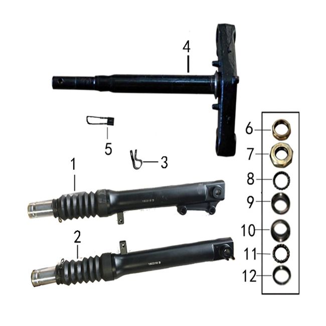 Vorderradgabel BTC CEO New