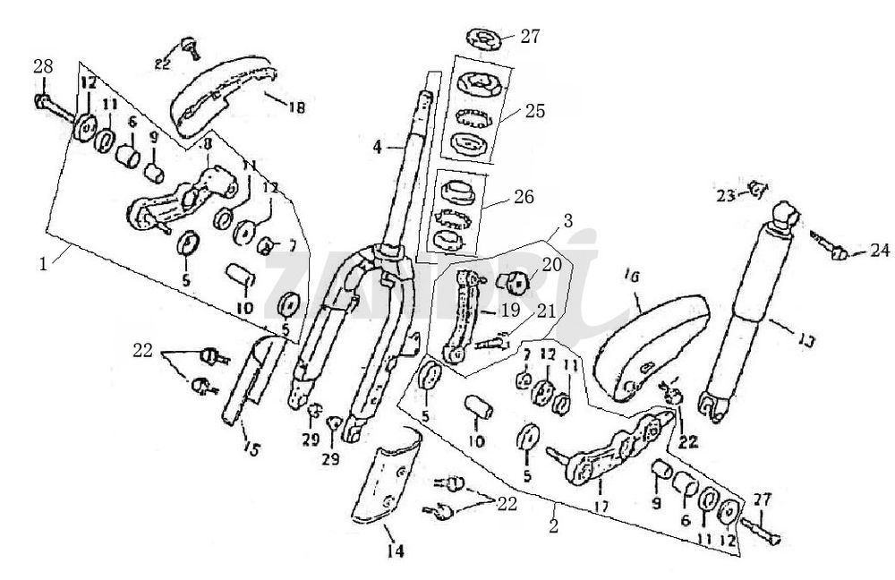 Telegabel BTC Grande Retro GT1 weiß schwarz