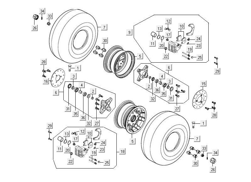 Vorderrad Kymco MXU 300R