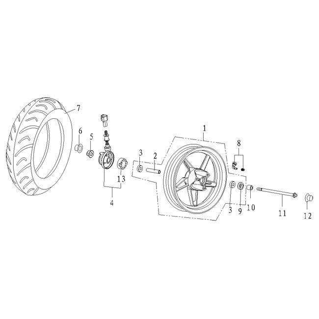 Vorderrad Agm Supreme