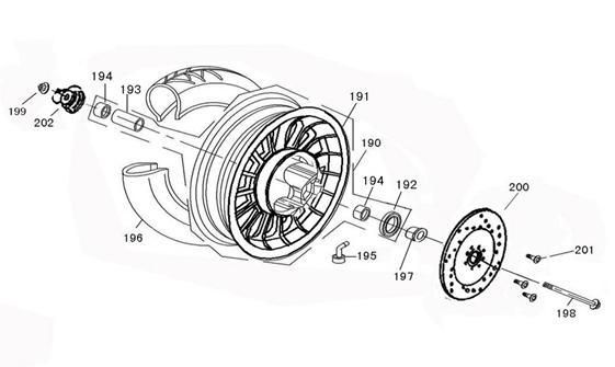 Vorderrad BTC Legend braun