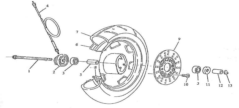 Vorderrad Eagle-Wing Torino 125cc