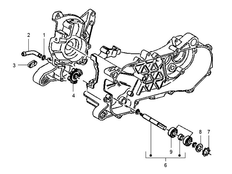 Gilera Runner 98-2005 2-Takt-Wasserpumpe