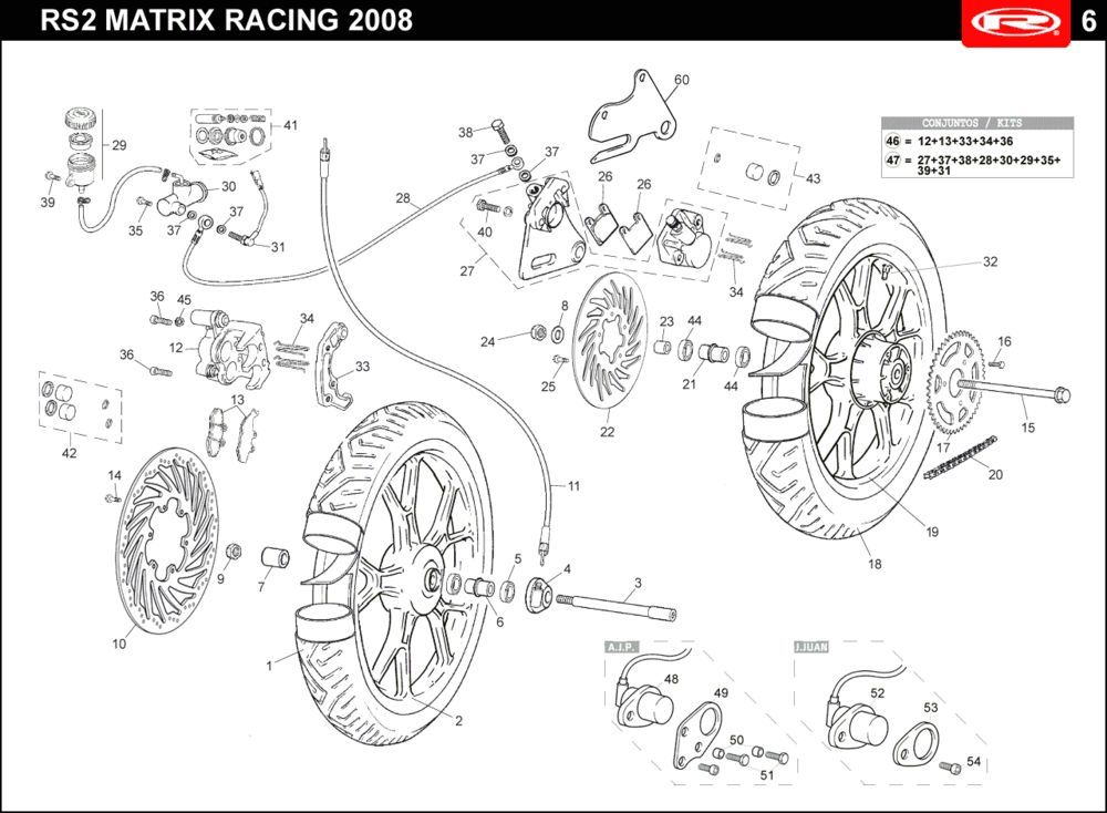 Räder Rieju Rs2 blau 2006 2-Takt