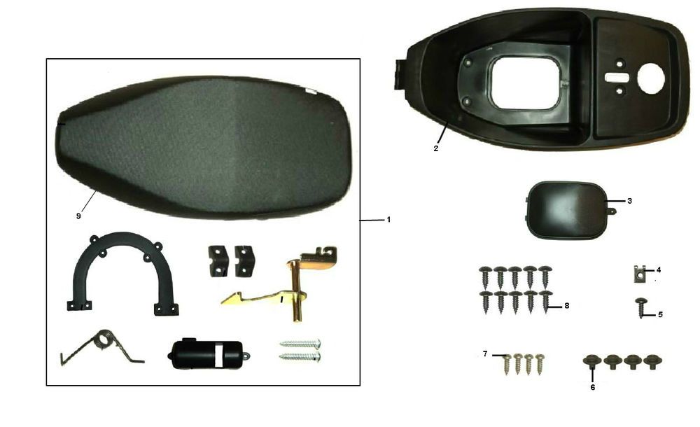 Sattel Buddy Box Riva Sport VX50S 4-Takt