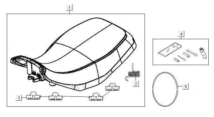 Sattel Kymco MXU 400