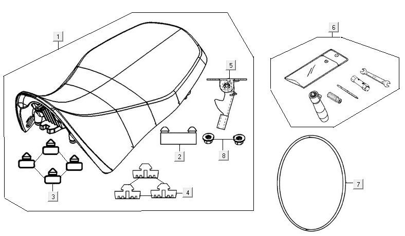 Sattel Kymco MXU 300R