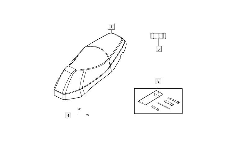 Sattel AGILITY 16+ 4T 125 Matt Metallic Hellblau