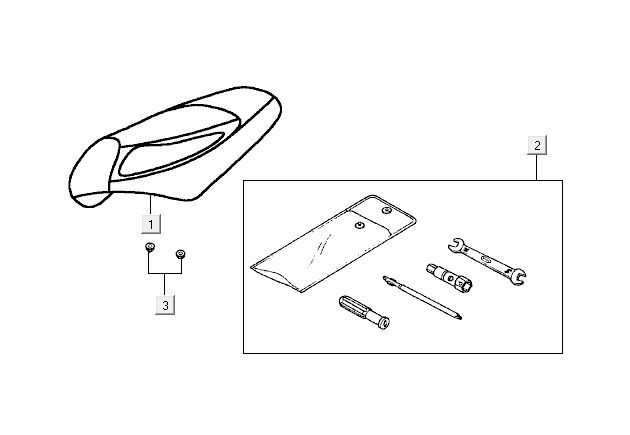 Sattel Kymco Vitality 2t ac rot