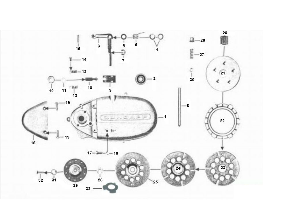 Zundapp Link 4 beschleunigt alten Typ