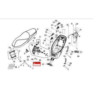 Sitz - RR-Träger Sym E-Fiddle