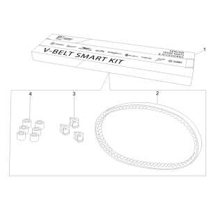 Piaggio Fly 125 4-Takt 3V IE E3 Getriebesatz