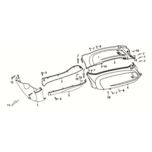 Sym Fiddle II 125S plattieren