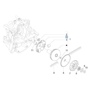 Variomatik Vespa S 45km 4-Takt-4-Ventil