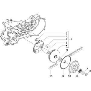 Variomatik Piaggio New Fly 4-Takt-2-Ventil
