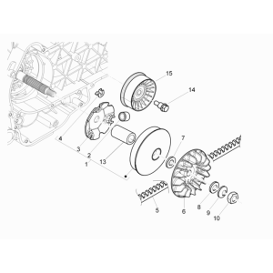 Antriebsrolle Piaggio MP3 300LT Sport 2009-2014