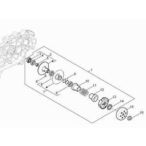 Piaggio Typhoon 50 2-Takt Euro 3 2011 Kupplung