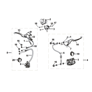 ABS-Bremssystem Sym Symphony ST 200I