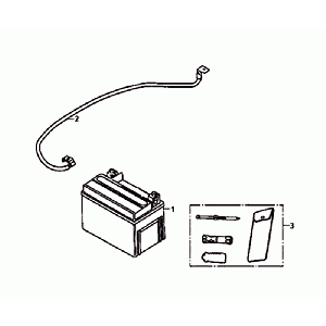 Sym Orbit II Euro 4 Mattgrau AKKU/WERKZEUGSET