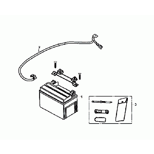 Sym Fiddle II Akku-Werkzeugset Euro4 (WH-006) weiß