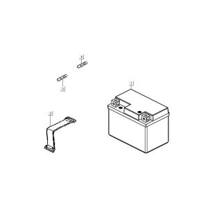 Batterie Kymco Agility 16'+ 4-Takt-Einspritzung euro4 schwarz