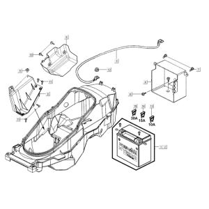 Batterie Kymco Myroad 700i