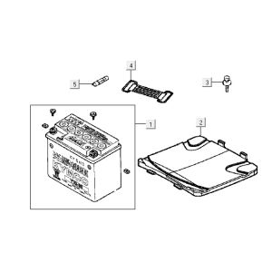 Batterie Kymco Vitality 2t Wechselstrom blau