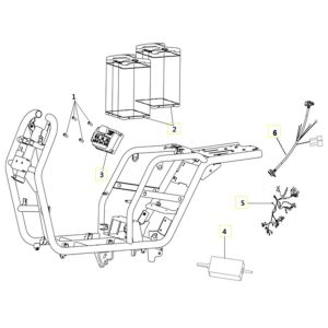 Batterie + Ladegerät + Controller Goccia GEV2000