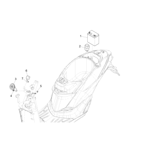 Batterie Piaggio Liberty 50 4-Takt (IGET Euro 4)