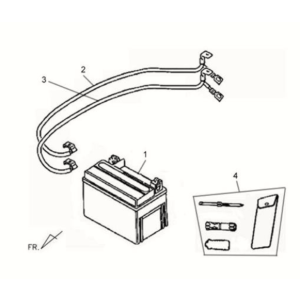 Sym Fiddle II 125S Batterie