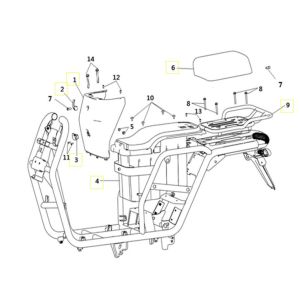 Batteriebox + Träger Goccia GEV2000