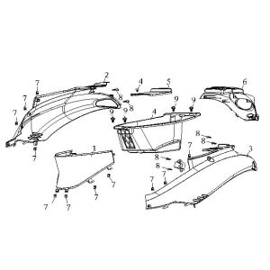 Kappen hinten Mitte China Fashion rauchig