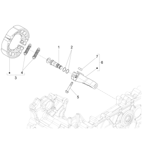 Hinterradbremse - Vespa Sprint 150 3V IE ABS Euro 3 2015 Bremsbacken