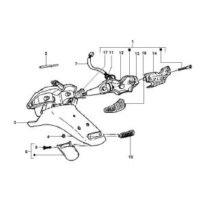 Rücklicht-Heckfender Gilera Runner 98-2005 2-Takt