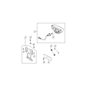 Rücklicht Kymco MXU 50