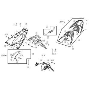 Rücklicht AGILITY CITY 16 4T 125