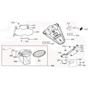 Rücklicht BTC Legend anthrazit matt