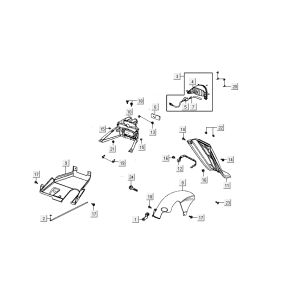 Rücklicht Kymco Carry 4-Takt weiß
