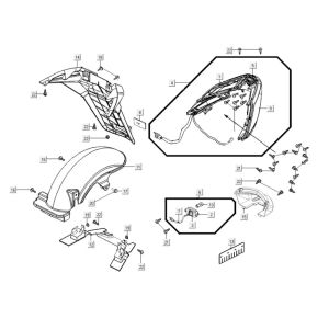 Rücklicht Kymco Myroad 700i