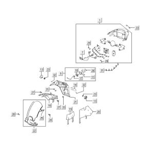 Rücklicht Kymco People S 300i