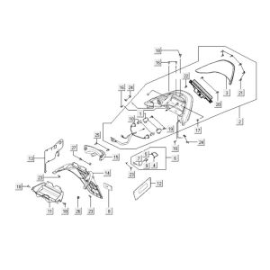 Rücklicht Kymco Xciting 500i