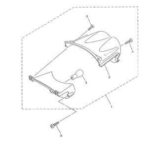 Rücklicht Yamaha Neos 2-Takt (2003 bis 2008)