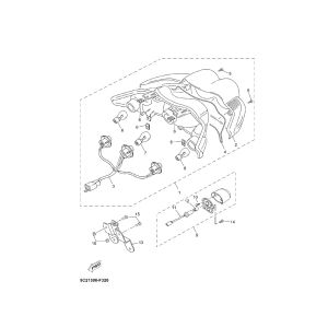 Rücklicht Yamaha Neos 4-Takt (nach 2008)