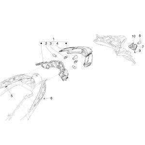 Rücklichter - Piaggio Liberty 125 4-Takt 3V IE ABS-Blinker (IGET Euro 5)