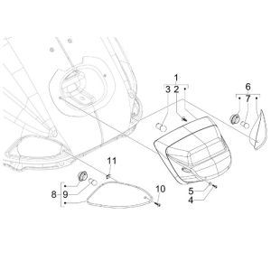 Rücklicht Vespa S 2-Takt