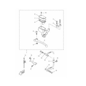 Hinterradbremse 2 Yamaha Aerox 2-Takt 2013