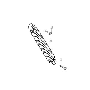 Stoßdämpfer hinten Kymco Sento 4-Takt Spring White