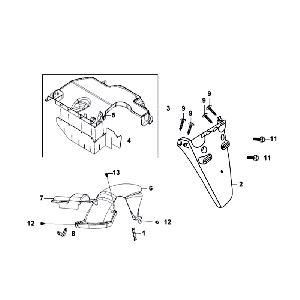Tips Bullet - Schmutzfänger Sym Fiddle Weiß WH8018P