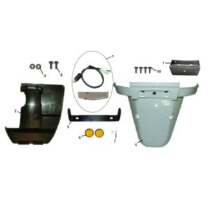 Kotflügel hinten Edwards Tomorrow VX50S 4-Takt