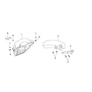 Kotflügel hinten Rover Fun 4-Takt